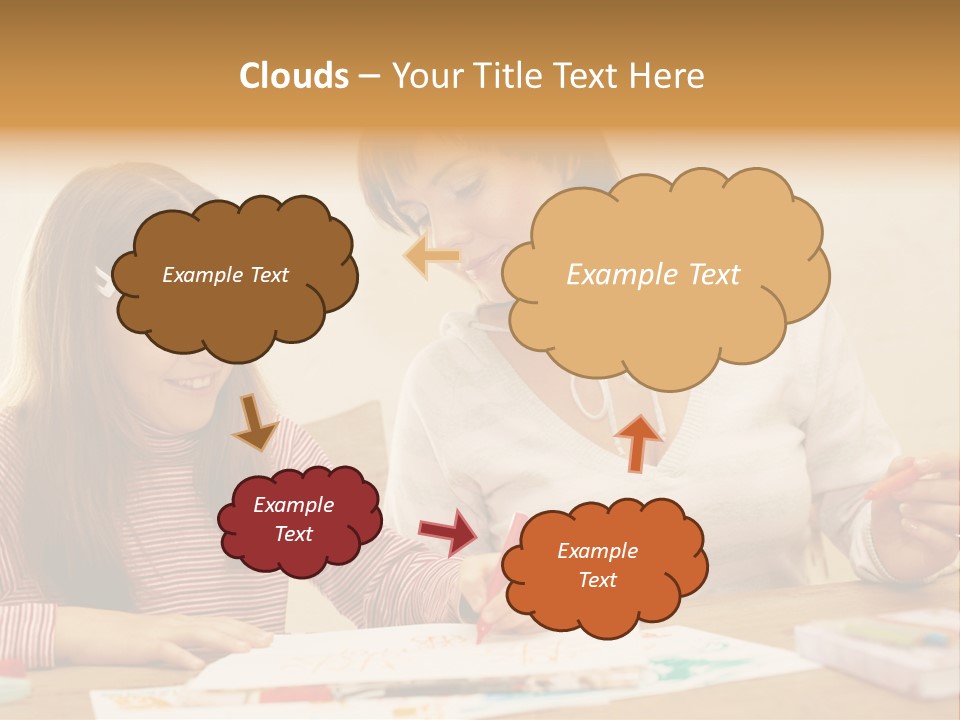 Isolated White Leisure PowerPoint Template