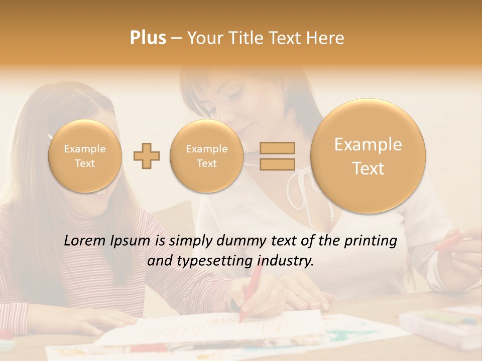 Isolated White Leisure PowerPoint Template