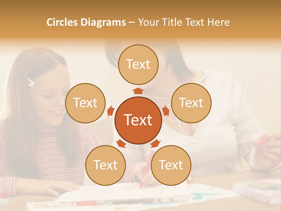 Isolated White Leisure PowerPoint Template