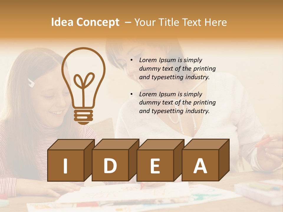 Isolated White Leisure PowerPoint Template