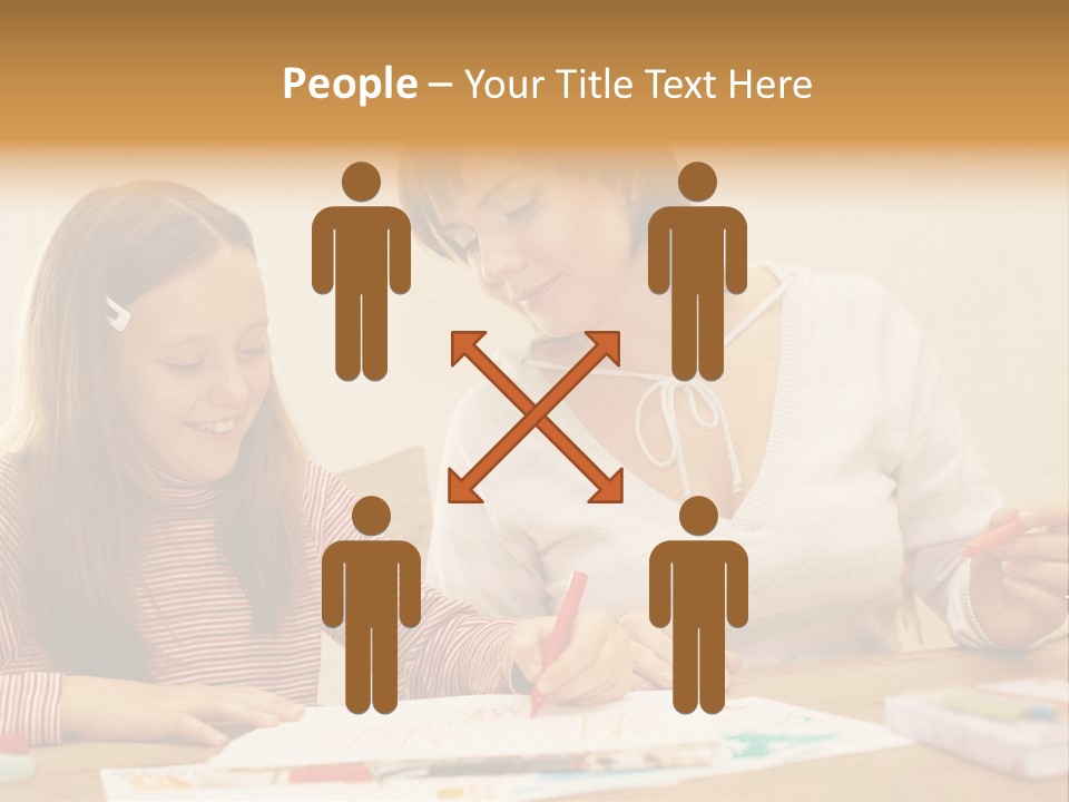 Isolated White Leisure PowerPoint Template