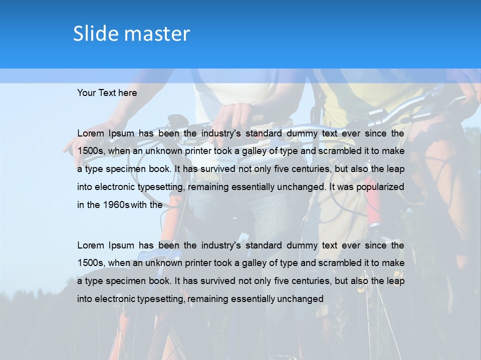 Bike Wine Tours PowerPoint Template