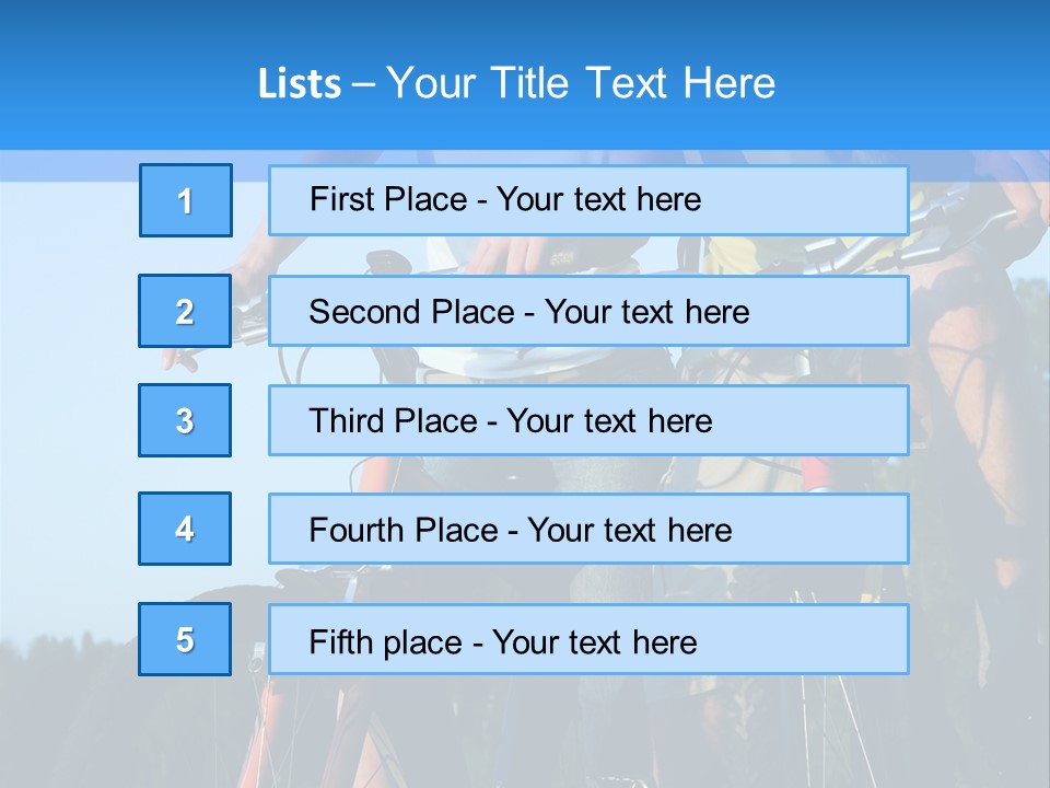 Bike Wine Tours PowerPoint Template