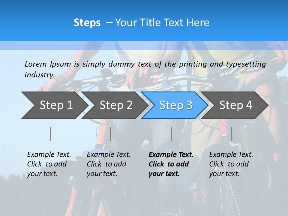 Bike Wine Tours PowerPoint Template