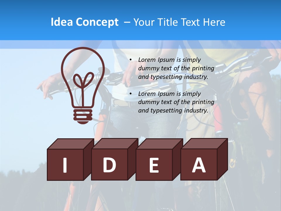 Bike Wine Tours PowerPoint Template