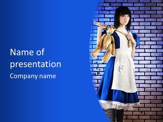 Alice In Wonderland Video Game PowerPoint Template