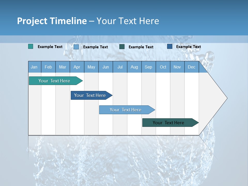 Abstract Thirsty Drops PowerPoint Template