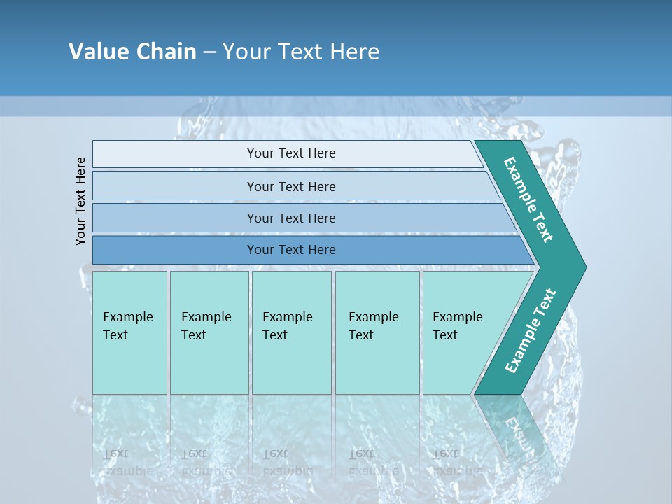 Abstract Thirsty Drops PowerPoint Template