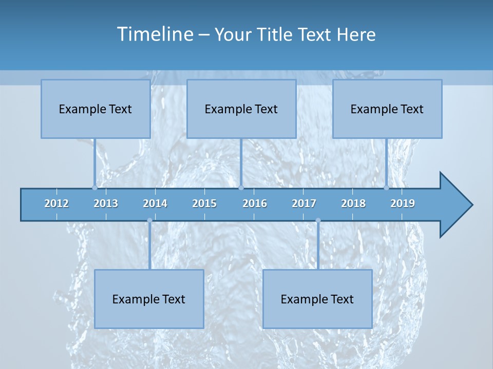 Abstract Thirsty Drops PowerPoint Template