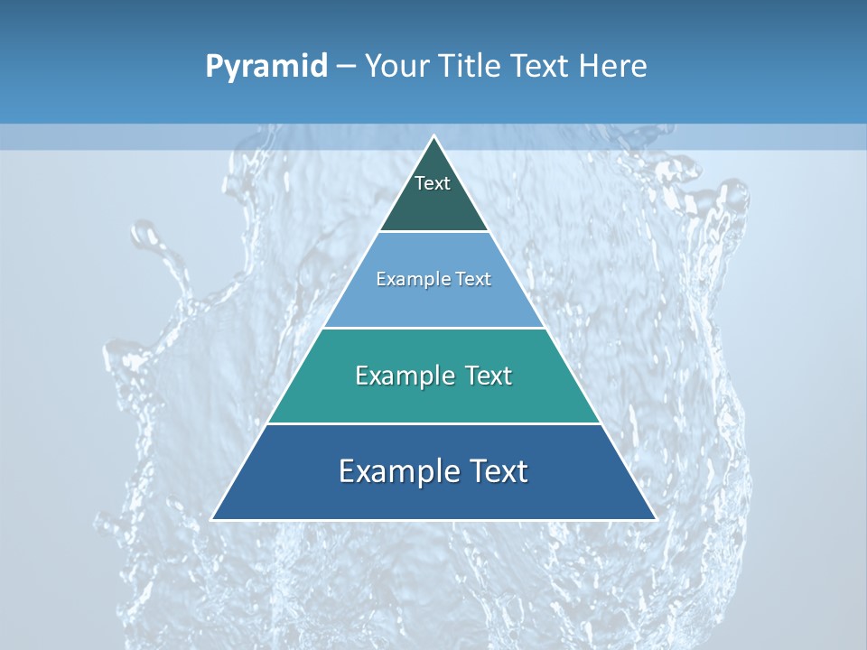 Abstract Thirsty Drops PowerPoint Template