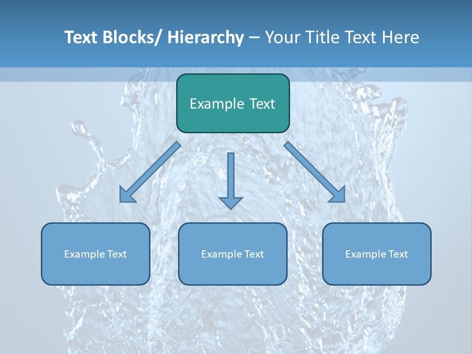 Abstract Thirsty Drops PowerPoint Template