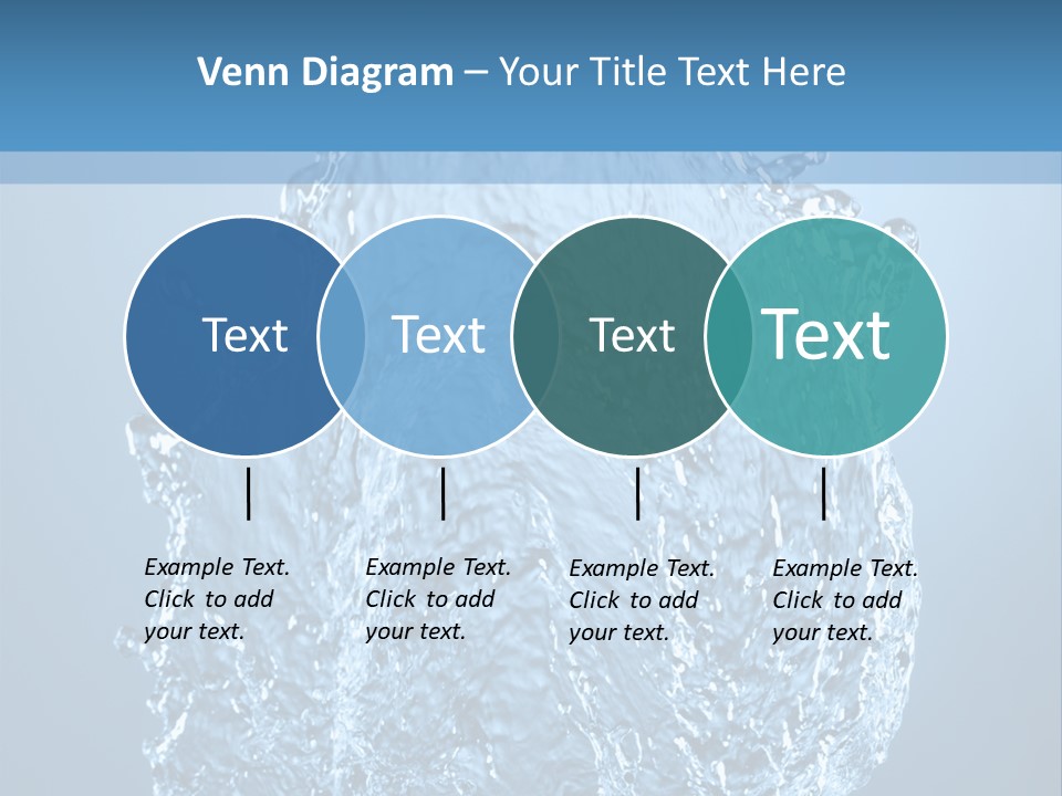 Abstract Thirsty Drops PowerPoint Template