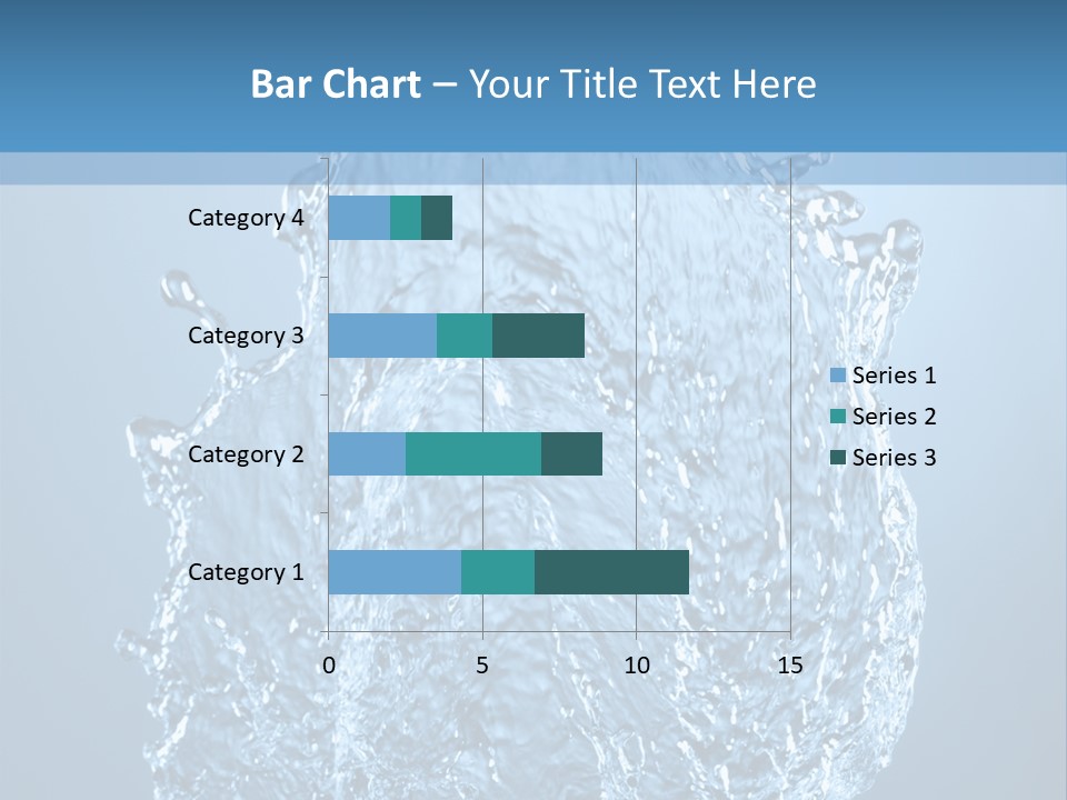 Abstract Thirsty Drops PowerPoint Template