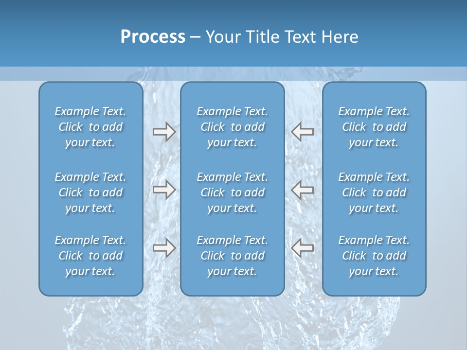 Abstract Thirsty Drops PowerPoint Template