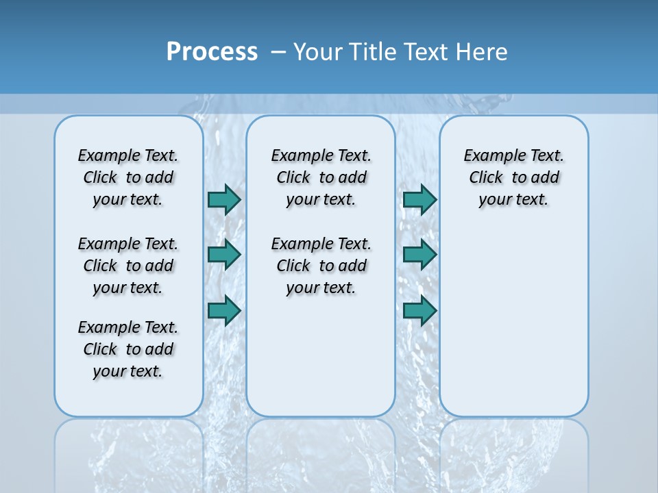 Abstract Thirsty Drops PowerPoint Template