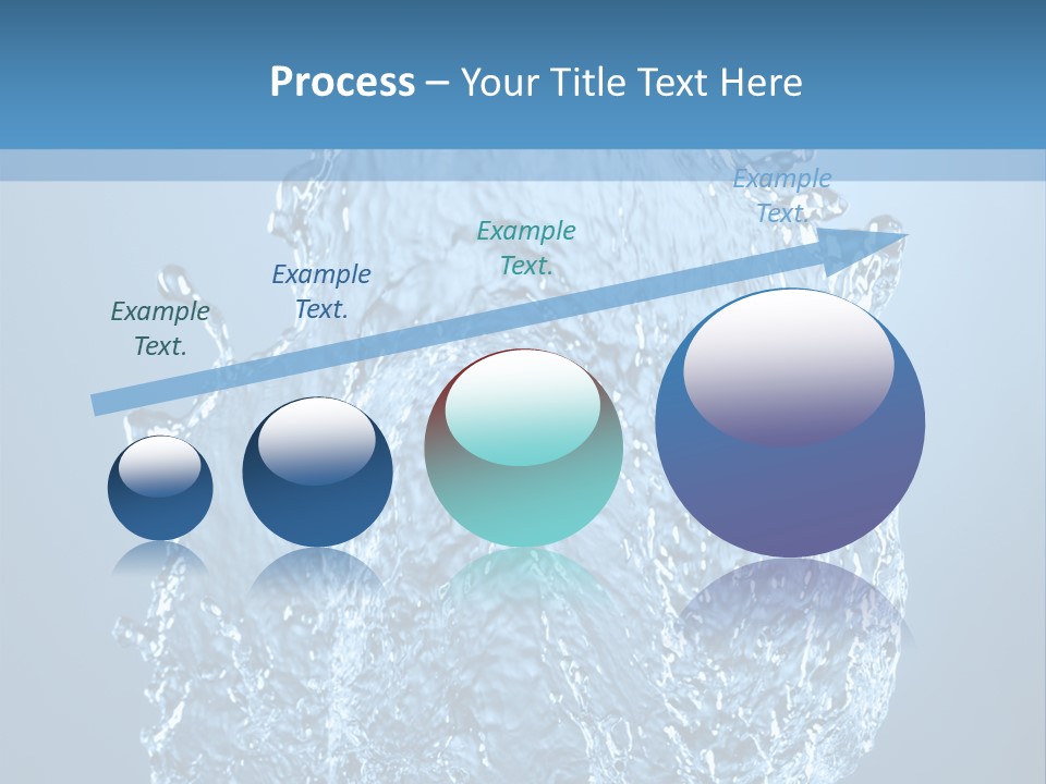 Abstract Thirsty Drops PowerPoint Template