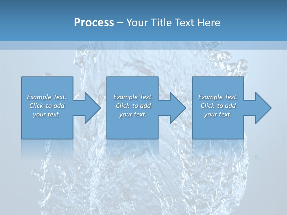 Abstract Thirsty Drops PowerPoint Template