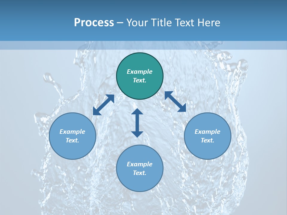 Abstract Thirsty Drops PowerPoint Template