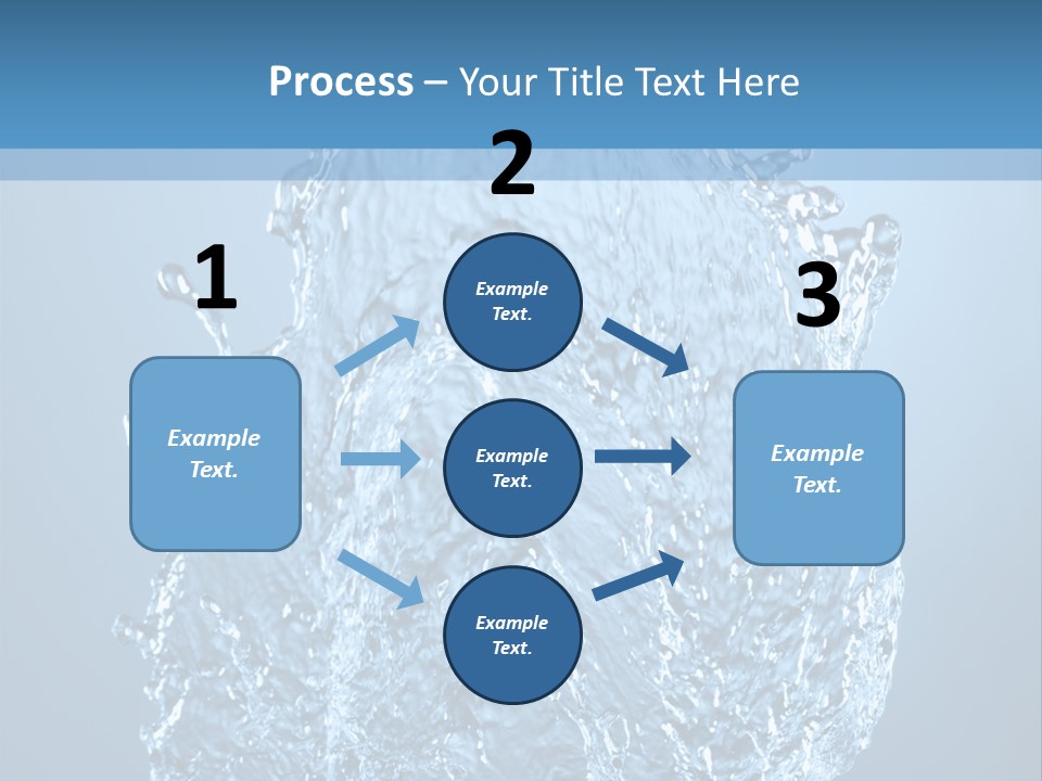 Abstract Thirsty Drops PowerPoint Template