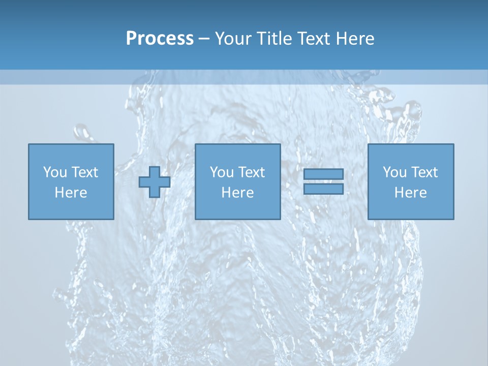 Abstract Thirsty Drops PowerPoint Template