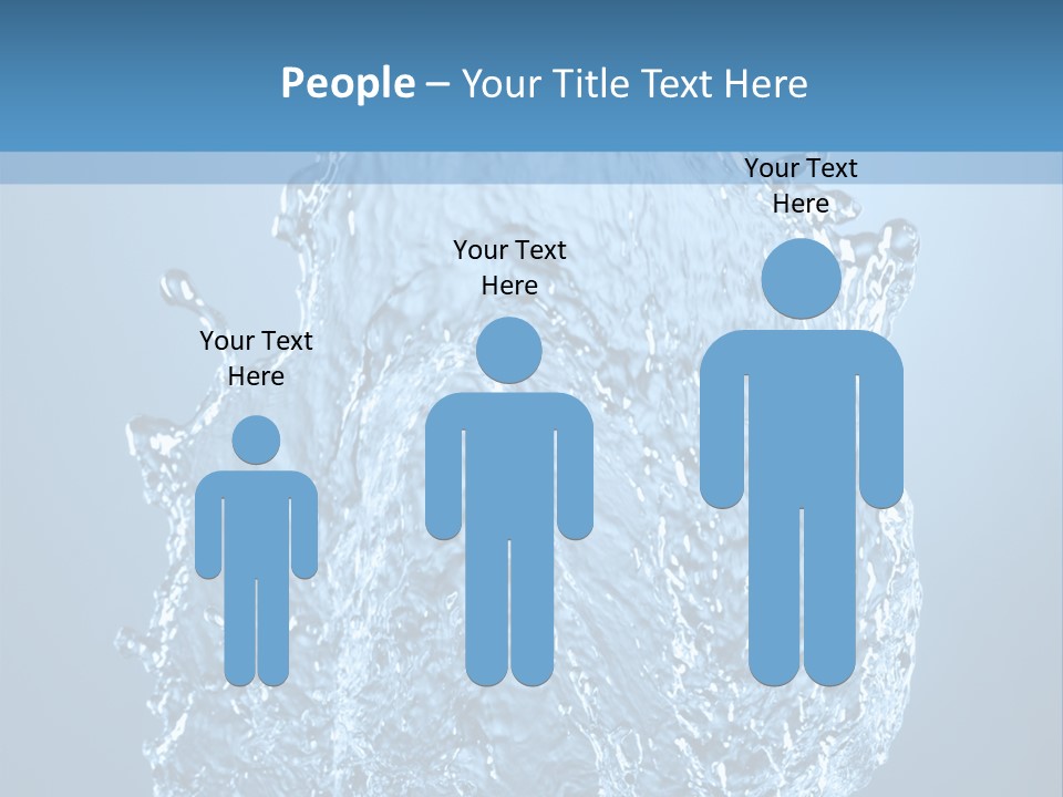 Abstract Thirsty Drops PowerPoint Template