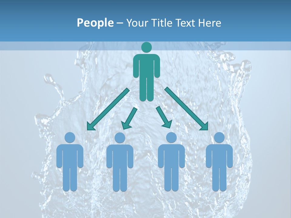 Abstract Thirsty Drops PowerPoint Template