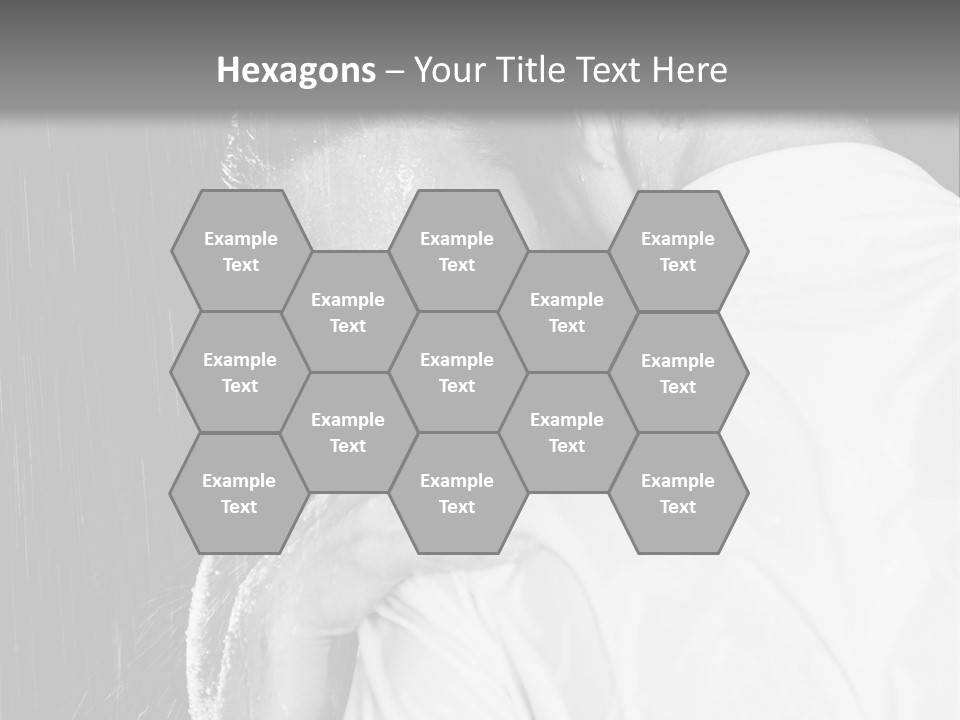 Couple In The Rain PowerPoint Template