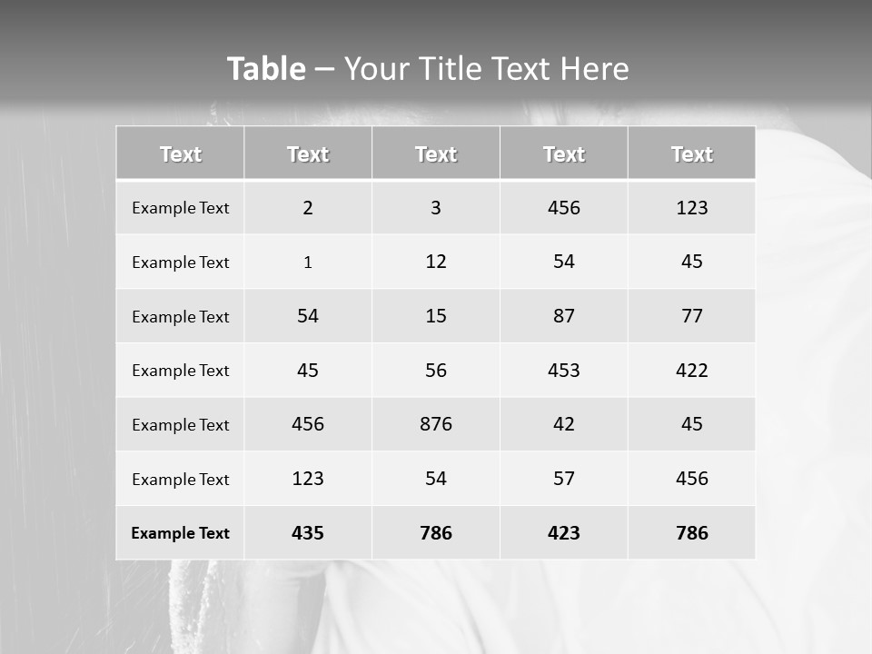 Couple In The Rain PowerPoint Template