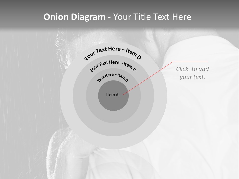 Couple In The Rain PowerPoint Template