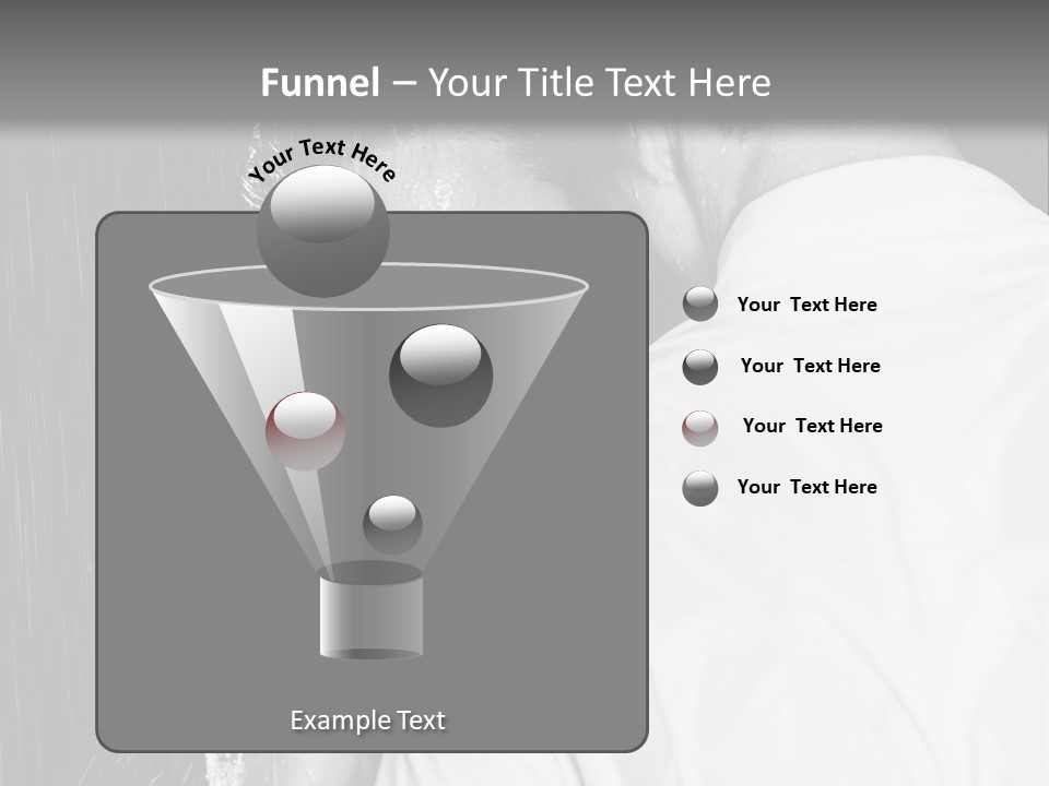 Couple In The Rain PowerPoint Template