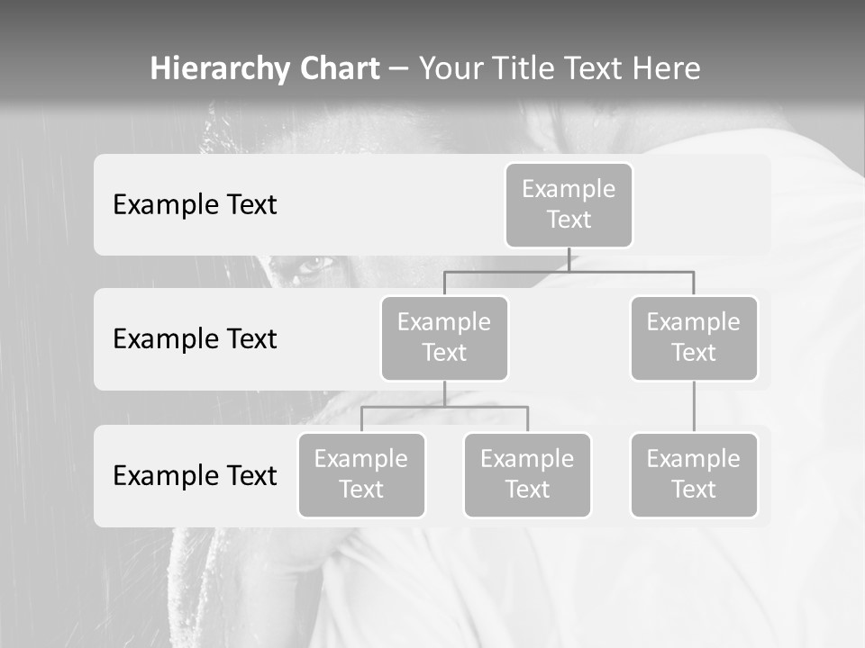 Couple In The Rain PowerPoint Template