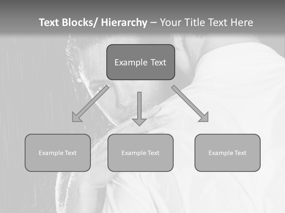 Couple In The Rain PowerPoint Template