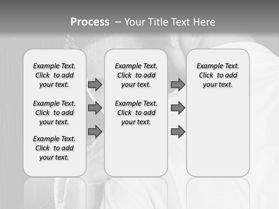 Couple In The Rain PowerPoint Template