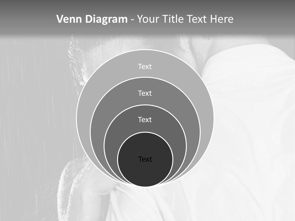 Couple In The Rain PowerPoint Template