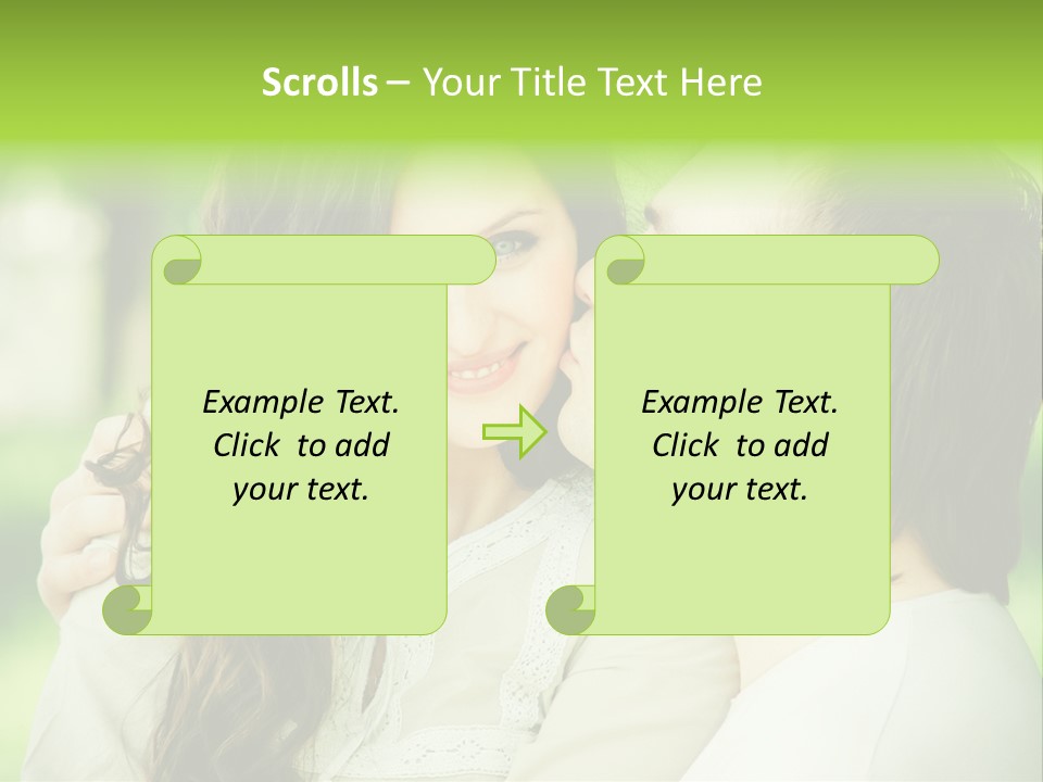 Beautiful Sweet Copy PowerPoint Template