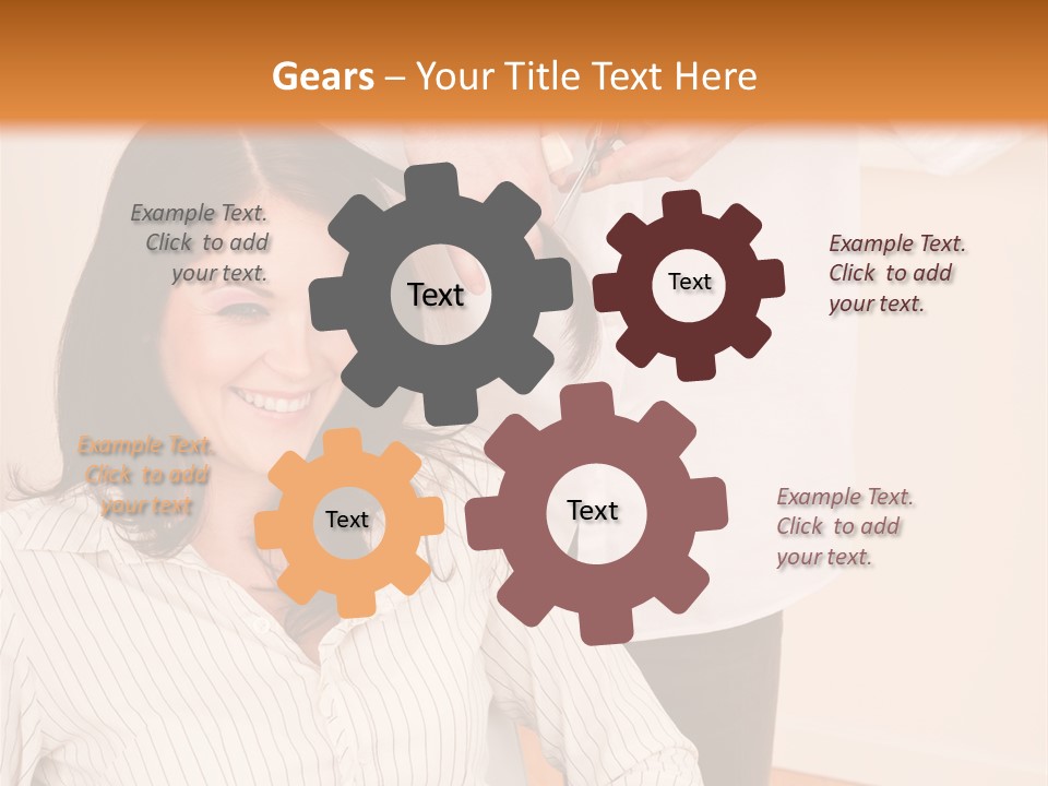 Playful Leisure Female PowerPoint Template