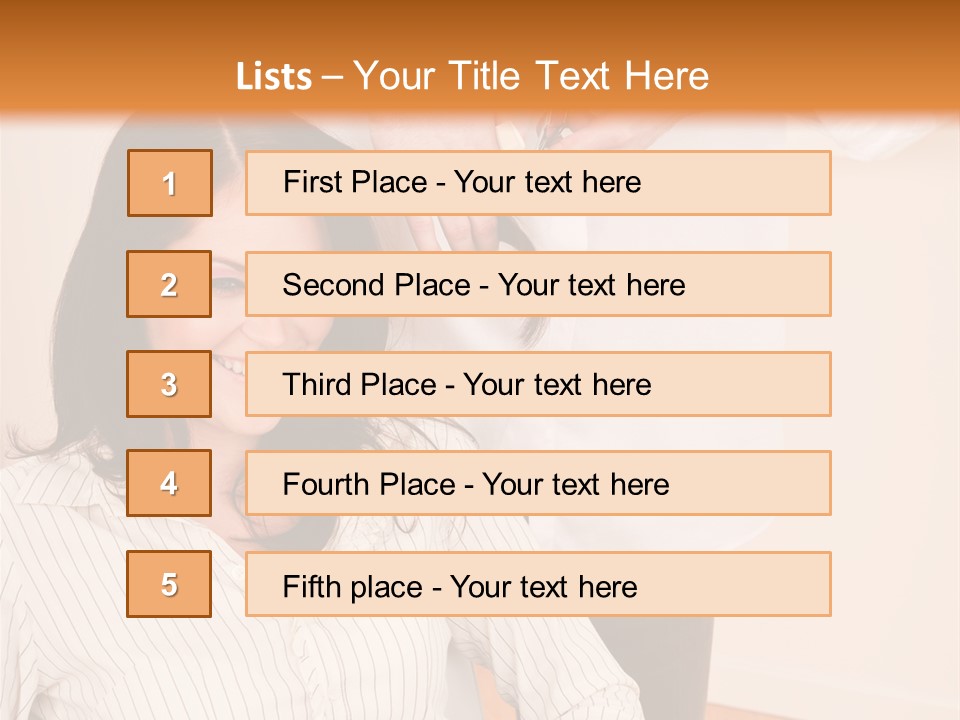 Playful Leisure Female PowerPoint Template