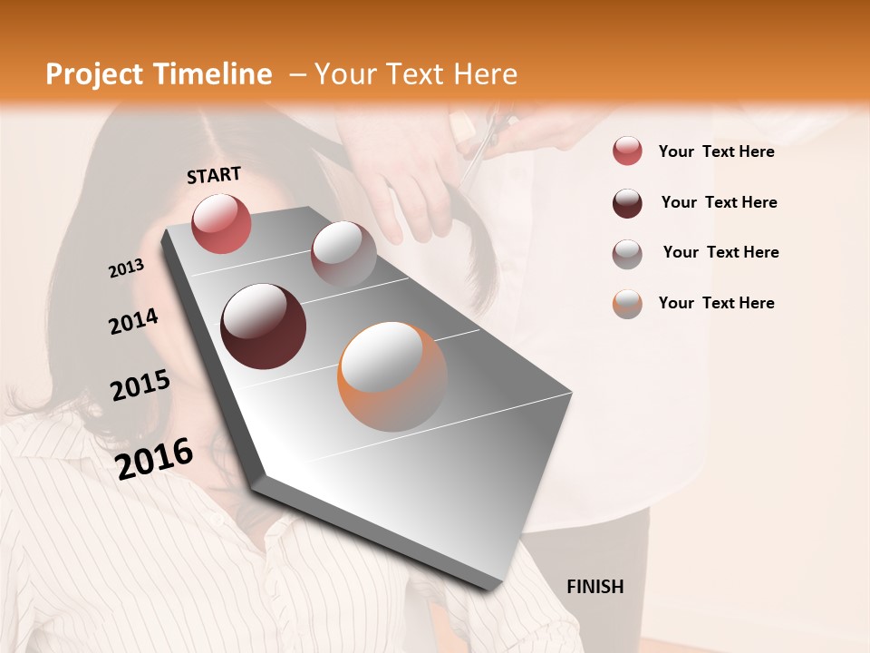 Playful Leisure Female PowerPoint Template