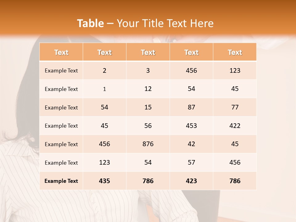 Playful Leisure Female PowerPoint Template
