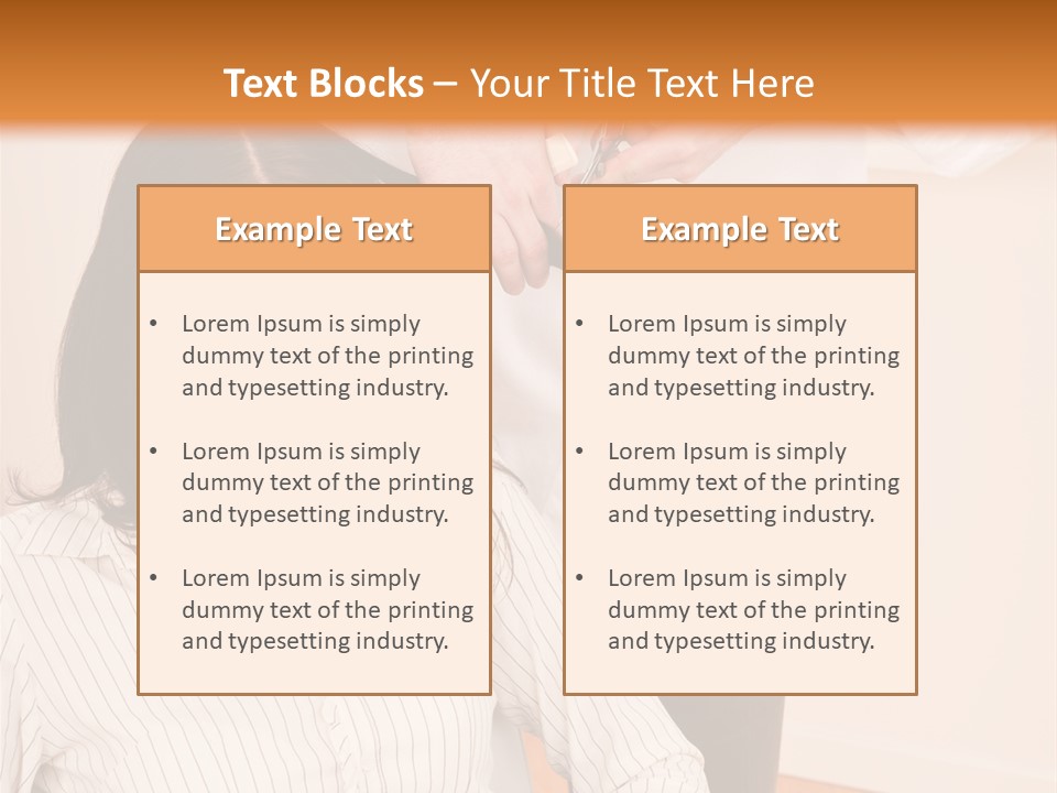 Playful Leisure Female PowerPoint Template