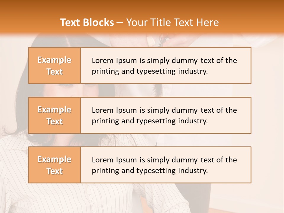 Playful Leisure Female PowerPoint Template