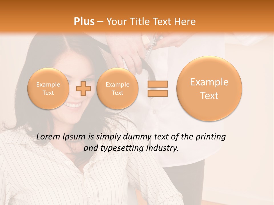 Playful Leisure Female PowerPoint Template