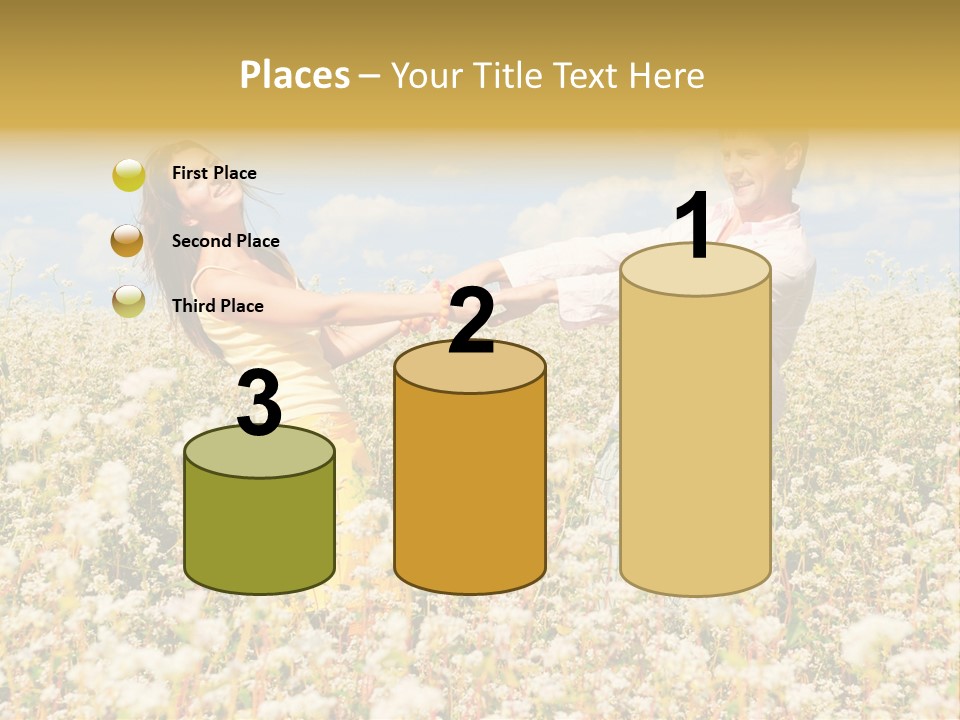 Playful Leisure Female PowerPoint Template