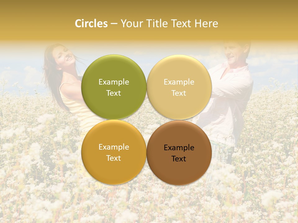 Playful Leisure Female PowerPoint Template