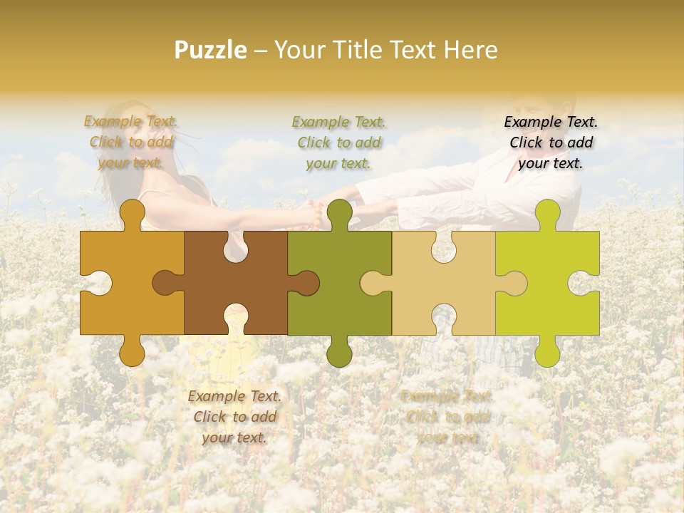 Playful Leisure Female PowerPoint Template