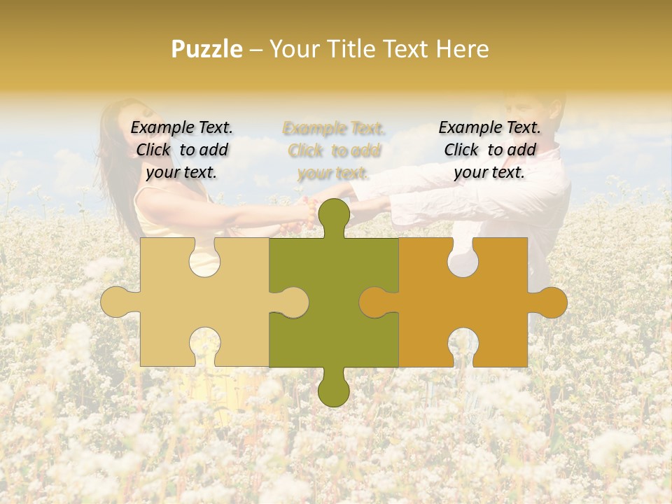 Playful Leisure Female PowerPoint Template