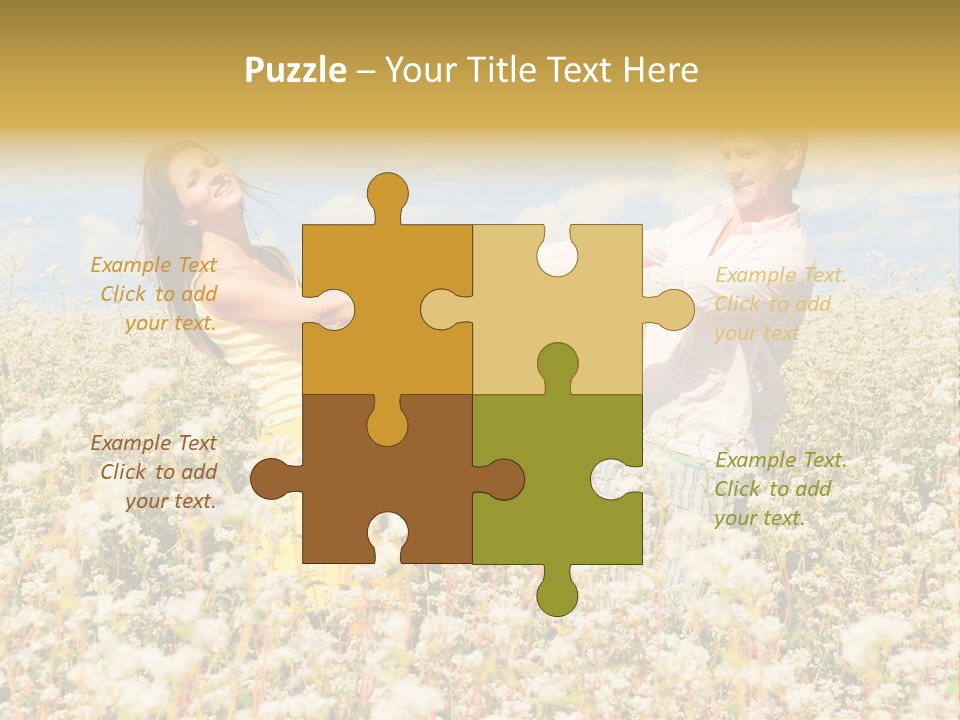 Playful Leisure Female PowerPoint Template