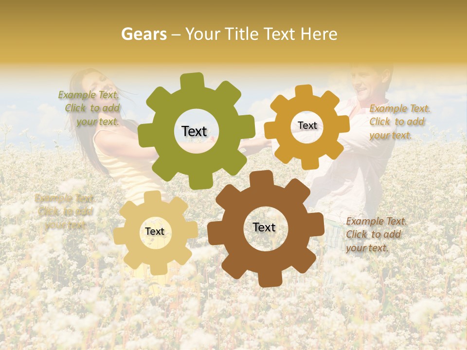 Playful Leisure Female PowerPoint Template