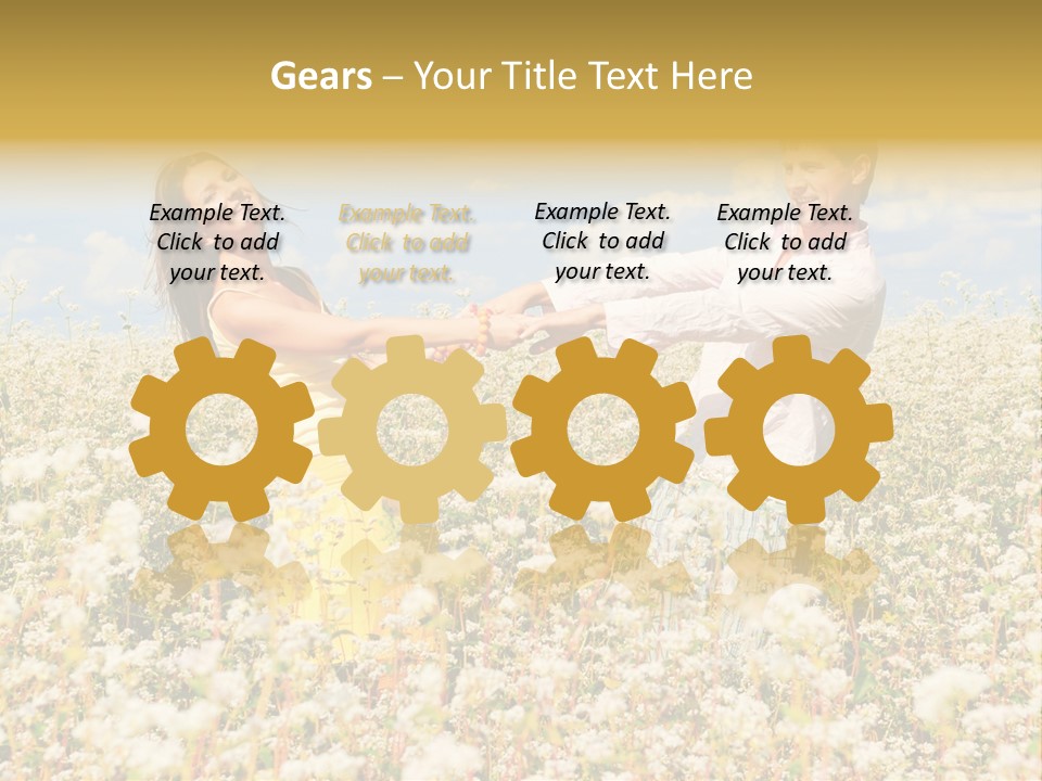 Playful Leisure Female PowerPoint Template