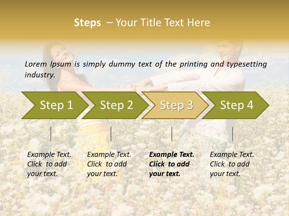 Playful Leisure Female PowerPoint Template